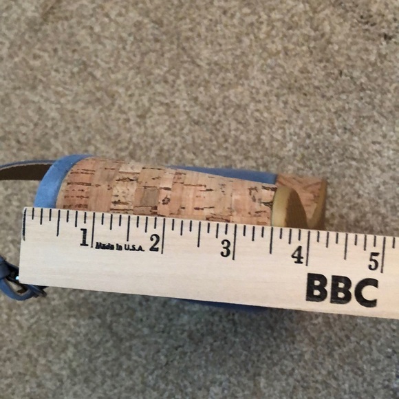 Stuart Weitzman Wedge Sandals. 6. New! - Picture 6 of 7